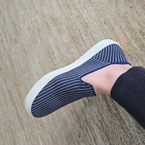 Rothy's Original Slip On Sneaker - Riviera Pinstripe - Picture 2 of 8